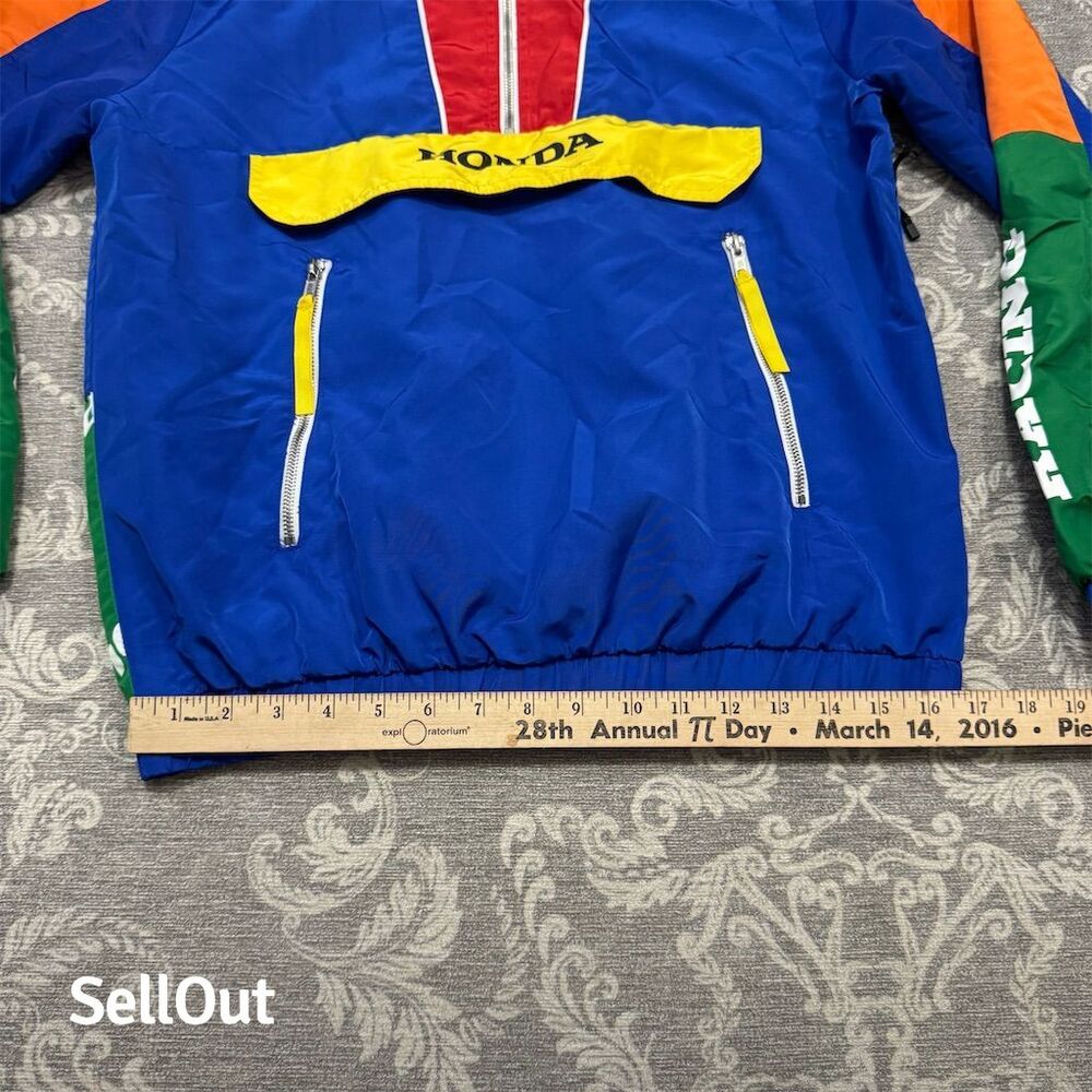 21 Savage x Honda x Forever 21 Unisex Windbreaker Jacket Multicolor - Picture 4 of 9